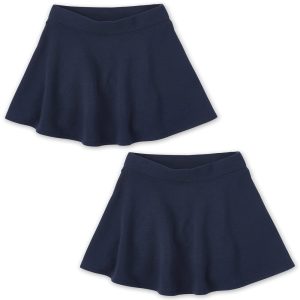 Girls' Active French Terry Skirt 2 Pack
