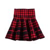 61FYml9msUL.jpg Little Big Girls' High Waist Knitted Flared Pleated Skirt Casual