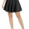 Women's Basic Versatile Stretchy Flared Casual Mini Skater Skirt