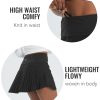 Women's Pleated Tennis Skirt Golf Skorts for Woman High Waisted Lightweight Athletic Shorts Pockets