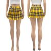 Women's Mini Pleated Skirts Sexy Club Y2k High Wiast Stretchy Tennis Skater A-line Skirt