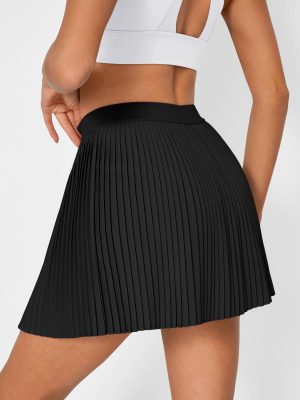 Women's Pleated Tennis Skirt with Shorts Underneath High Waisted Athletic Skorts with Pockets 2025 Golf Outfits