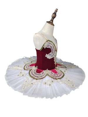Swan Lake Performance Costume Ballet Dress White Sarong Competition Tutu Kids Adult Ballet Puffy Skirt