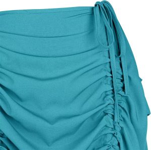 61umw095m5L.jpg Women's Steampunk Gothic High Low Cyberpunk Victorian Skirt Medieval Renaissance Skirts Cosplay Outfits