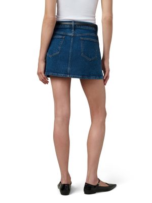 Women's The Denim Mid Rise Micro Mini Skirt