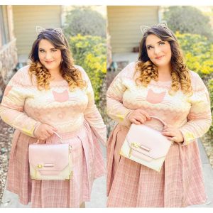 Plus Size Basic Versatile Stretchy Elastic Waist Flared Casual Mini Skater Skirt/Pleated Plaid Skirt for Women XL-5XL