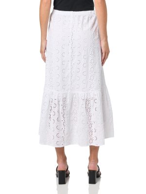 Women's Amelia Cotton Eyelet Mix Skirt