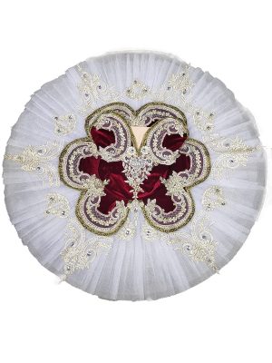 71dMXN5YbZL.jpg Swan Lake Performance Costume Ballet Dress White Sarong Competition Tutu Kids Adult Ballet Puffy Skirt