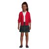 School Uniform Girls Side Pleat Plaid Skort Above Knee