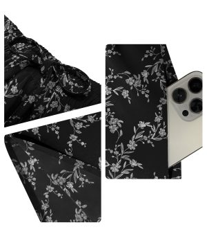 Women's Flowy Maxi Skirt Summer Pleated High Waisted Casual Long Skirts with Pockets