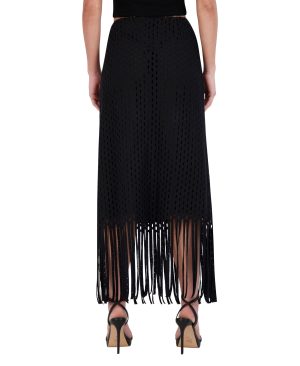 71x6zHk8HDL.jpg Women's Crochet Fringe Maxi Skirt