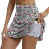 816Z6e2h3YL.jpg Women's Workout Skorts Skirts with Shorts High Waisted Athletic Pleated Tennis Skirt