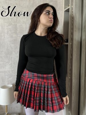 Skirts for Women Y2k Mini Skirt Casual Pleated Short Skirts Pleated Cheer Skirt