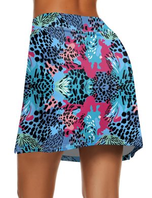 Women's Active Performance Skort Lightweight Skirt for Running Tennis Golf Workout Sports