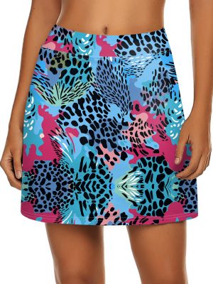 Women's Active Performance Skort Lightweight Skirt for Running Tennis Golf Workout Sports