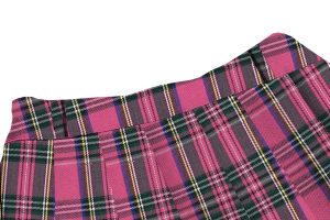 81PCpedtmML.jpg Women's Belted A-Line Stretchy Club Y2k Mini Pleated Skirt with Belt