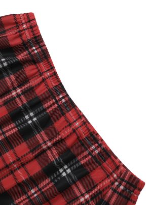 Women Mesh Floral Boho High Waist Midi Skirt Lettuce Trim Summer A Line Skirt