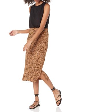 Women's Pull-On Knit Midi Skirt (Available in Plus Size)
