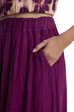Women's Linda Woven Linen Skirt