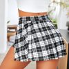 Womens Pleated Mini Skirt With Solid Ruffle Lingerie Y2k Short Cheer Tennis Skirt
