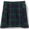 School Uniform Girls Side Pleat Plaid Skort Above Knee