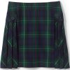 School Uniform Girls Side Pleat Plaid Skort Above Knee